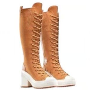 Converse Chuck 70 De Luxe Heel Xx-Hi Platform Womens Lace Up W/Heel Boot